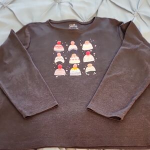 Ladies Long Sleeve Festive Tee